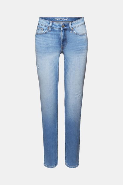 Straight jeans met middelhoge taille