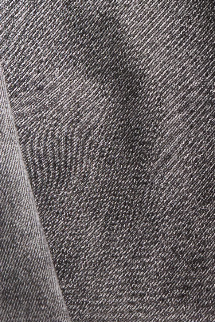 Cropped used stretchjeans, biologisch katoen, GREY MEDIUM WASHED, detail image number 4