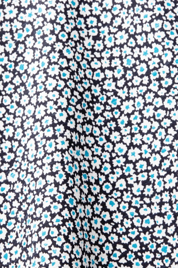 T-shirt met print en opgerolde rand, NAVY BLUE, detail image number 5