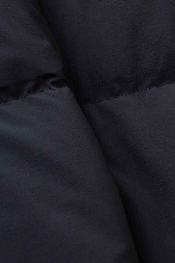Gewatteerde jas met capuchon, BLACK, detail image number 6