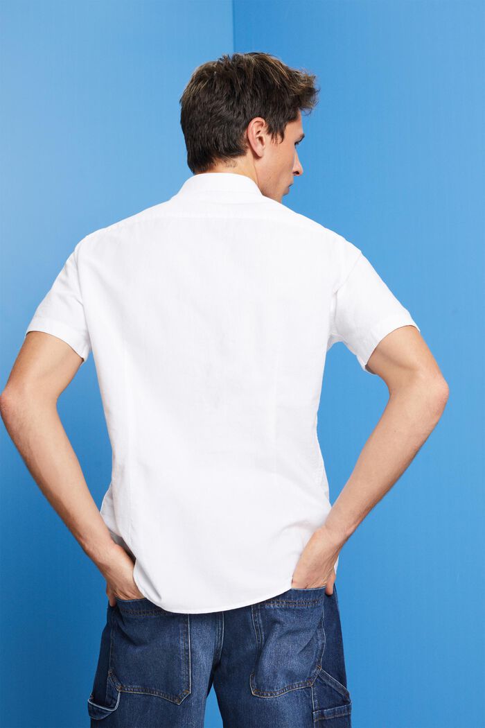 Overhemd met buttondownkraag, WHITE, detail image number 3