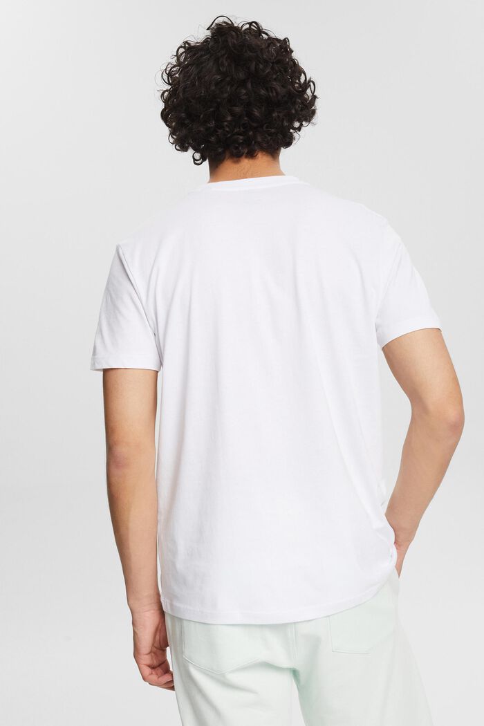 Jersey T-shirt met print, WHITE, detail image number 3