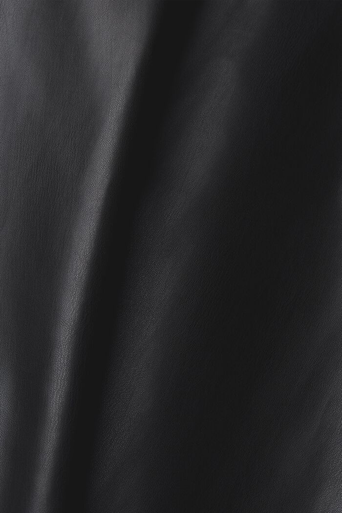 Mini-jurk van een materiaalmix, BLACK, detail image number 4