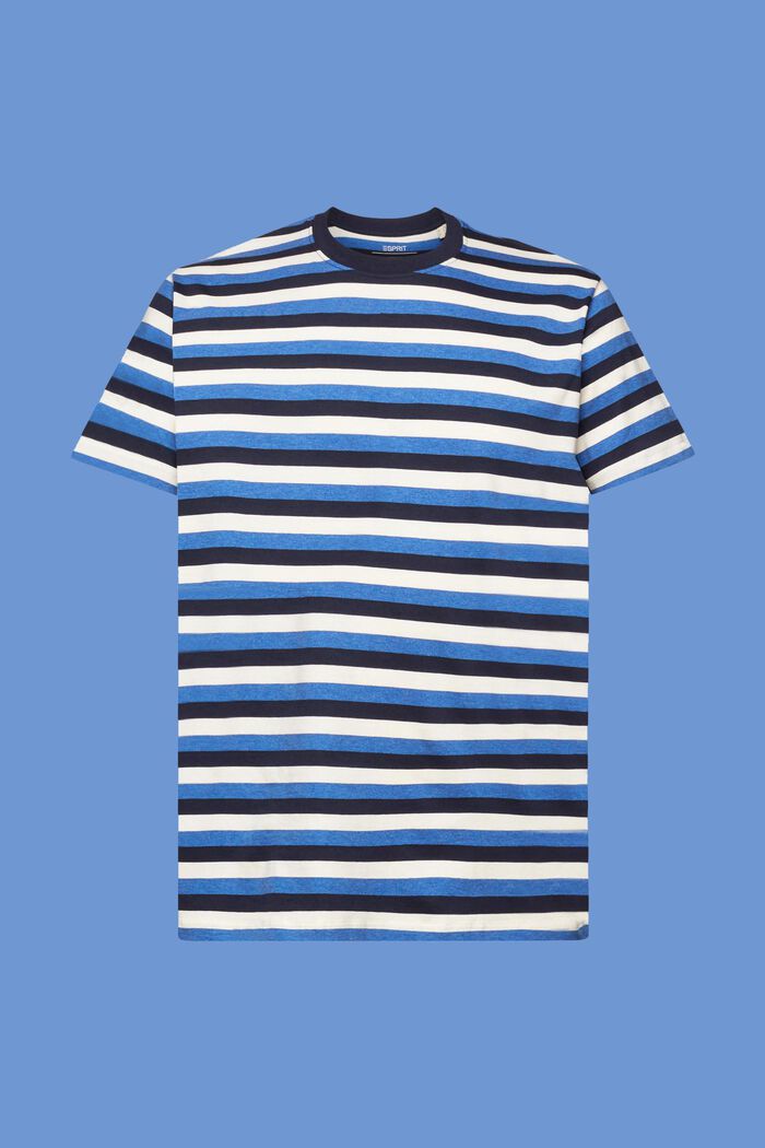 Gestreept T-shirt van katoen-jersey, NAVY, detail image number 5
