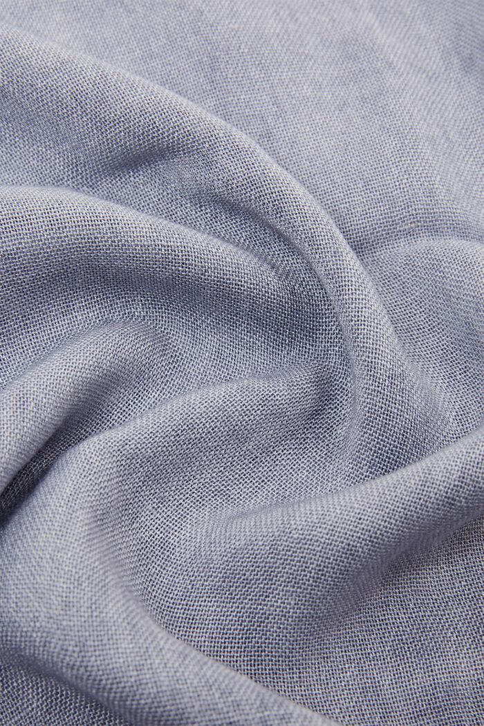 Lichte sjaal, LENZING™ ECOVERO™, PASTEL BLUE, detail image number 1