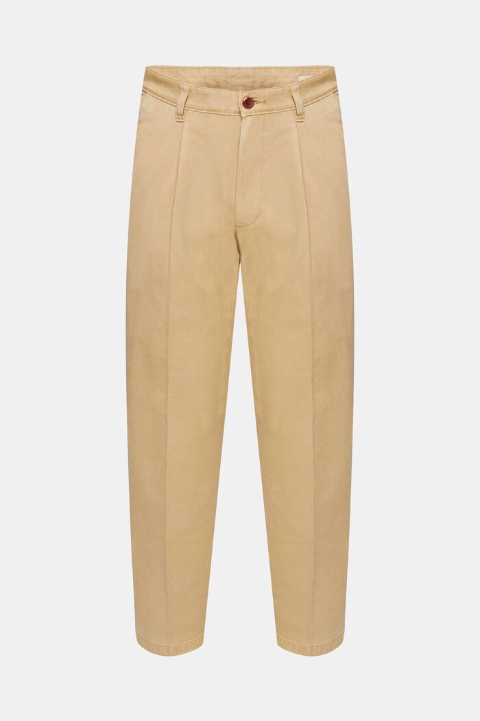 Loose fit chino, CREAM BEIGE, detail image number 7