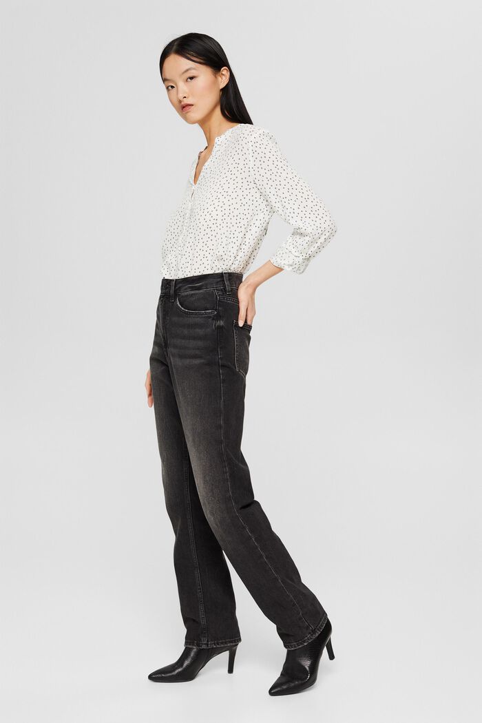Henley blouse van LENZING™ ECOVERO™, NEW OFF WHITE, detail image number 5