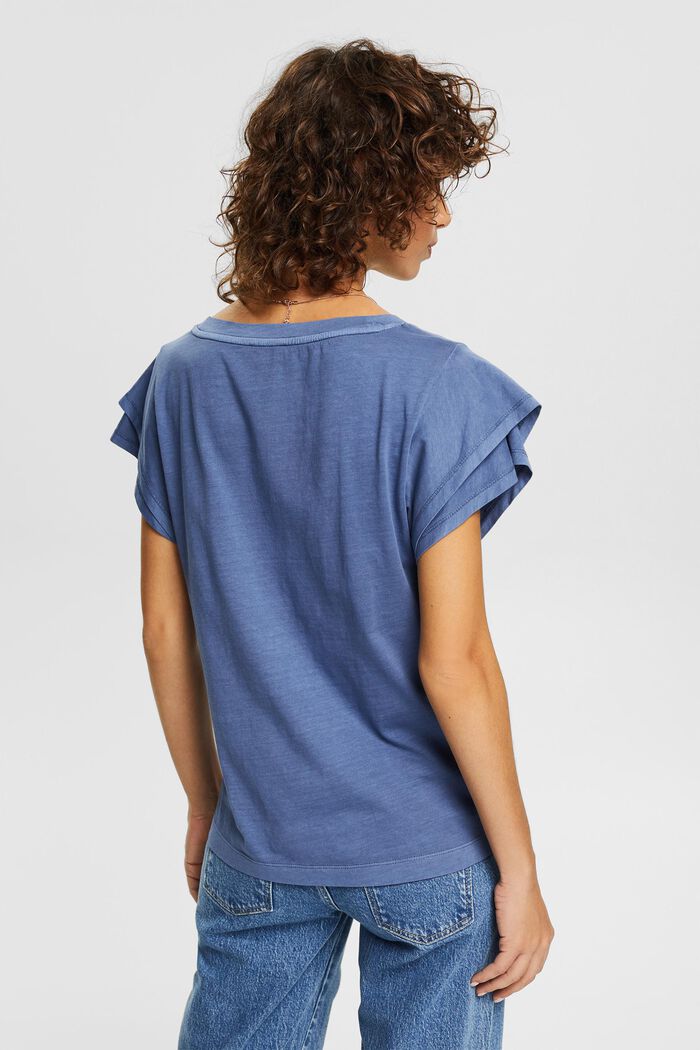T-shirt van 100% organic cotton, BLUE LAVENDER, detail image number 3