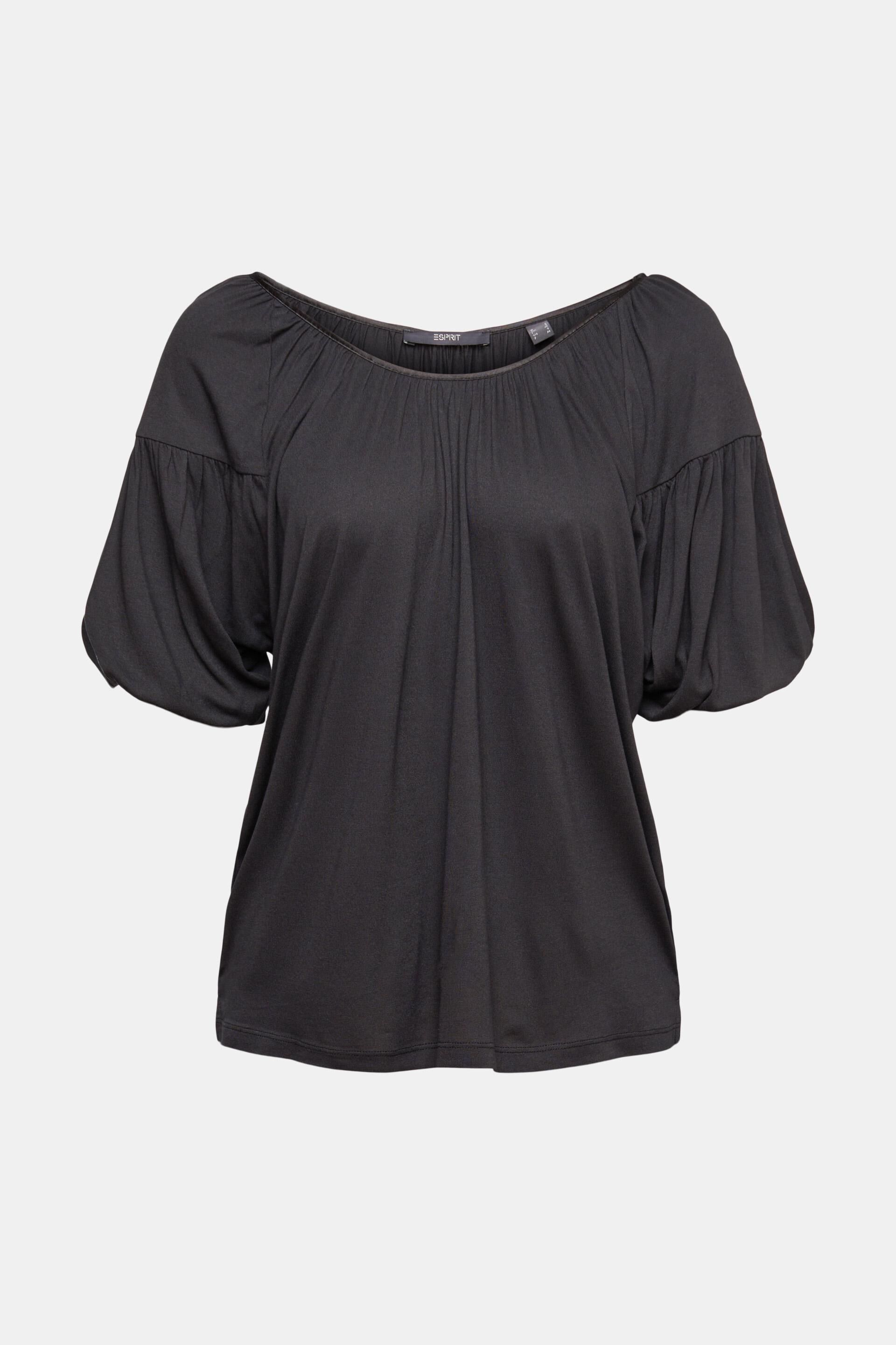 Mode Blouses Slip-over blouses Vila Clothes Slip-over blouse zwart zakelijke stijl 