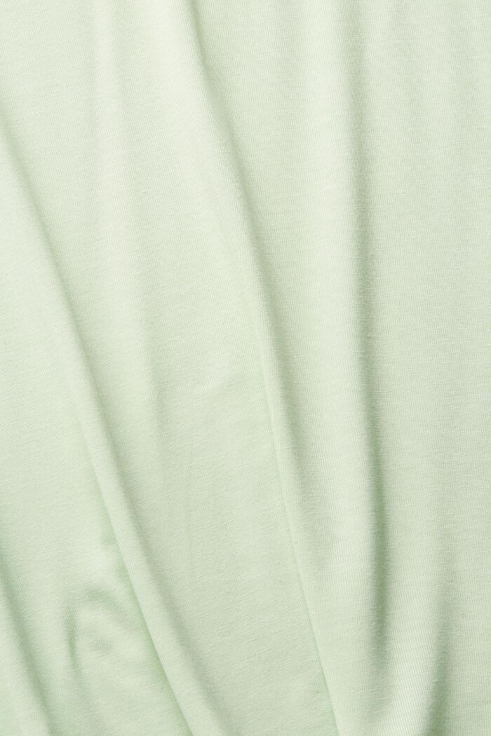 Pyjama met kanten details, LENZING™ ECOVERO™, LIGHT GREEN, detail image number 4
