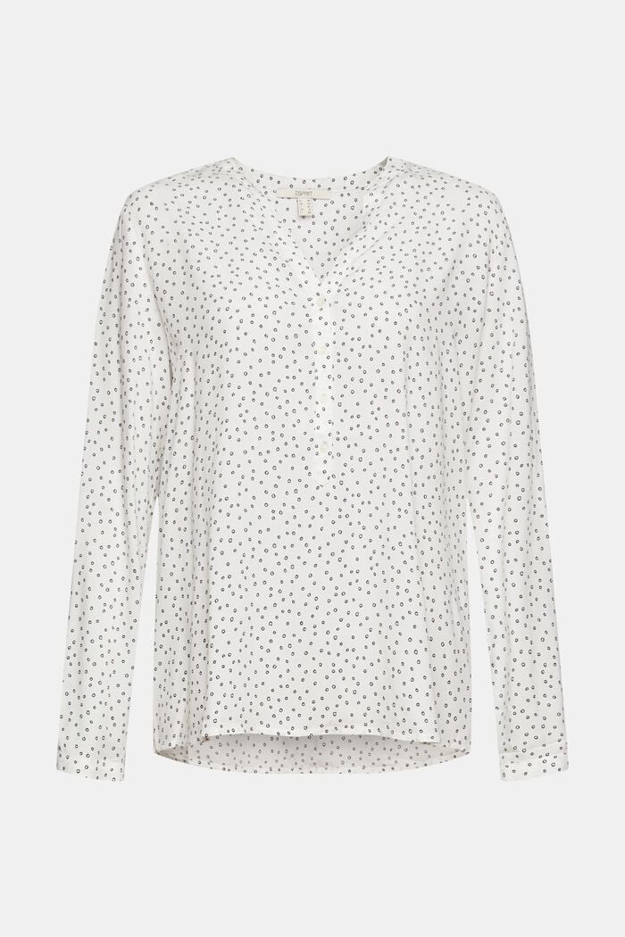 Henley blouse van LENZING™ ECOVERO™, NEW OFF WHITE, detail image number 6