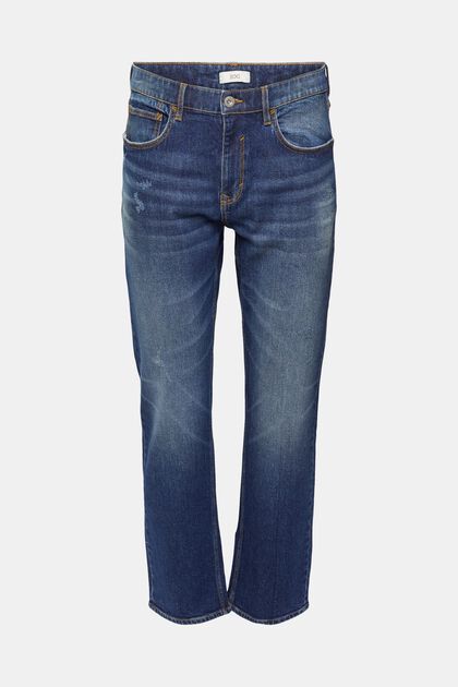 Stretchjeans, BLUE DARK WASHED, overview