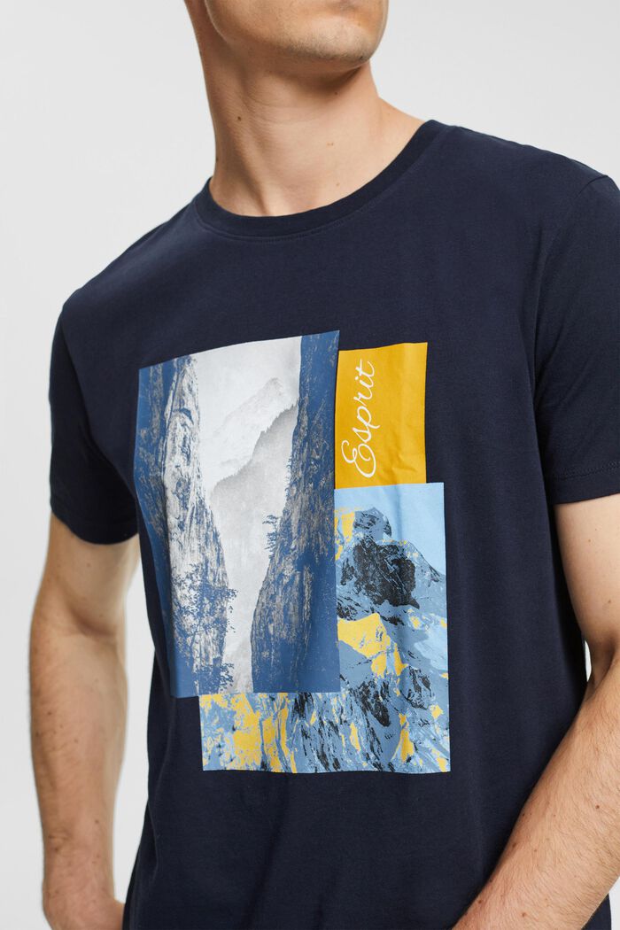 T-shirt met print, NAVY, detail image number 2