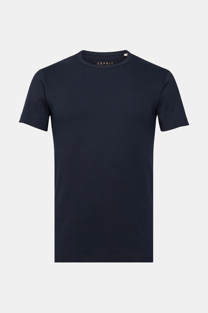Jersey T-shirt met slim fit, NAVY, detail image number 6