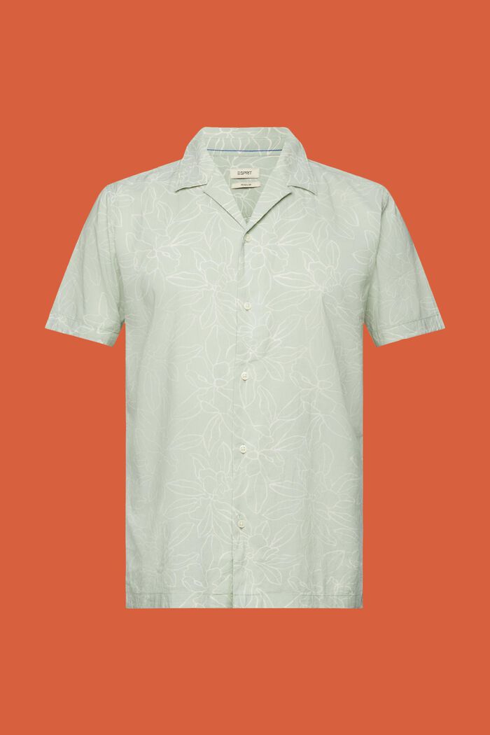 Overhemd met korte mouwen en motief, PASTEL GREEN, detail image number 5