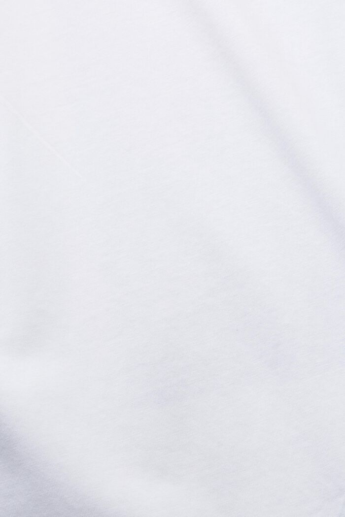 Jersey T-shirt met print op de achterkant, 100% katoen, WHITE, detail image number 6