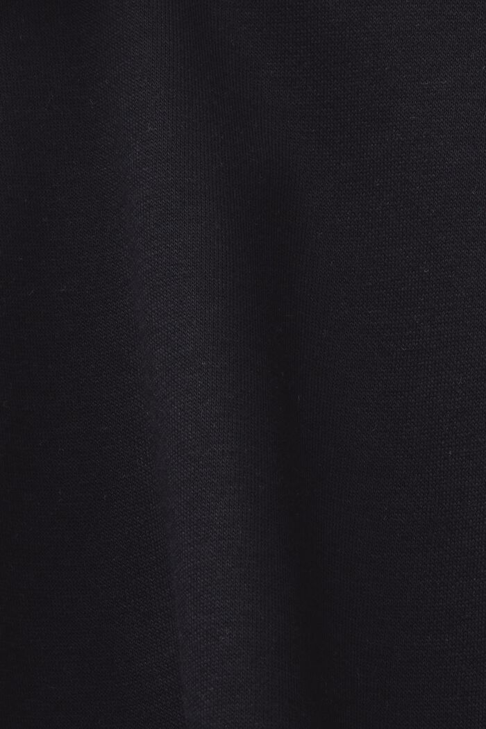 Gerecycled: oversized hoodie met rits, BLACK, detail image number 5