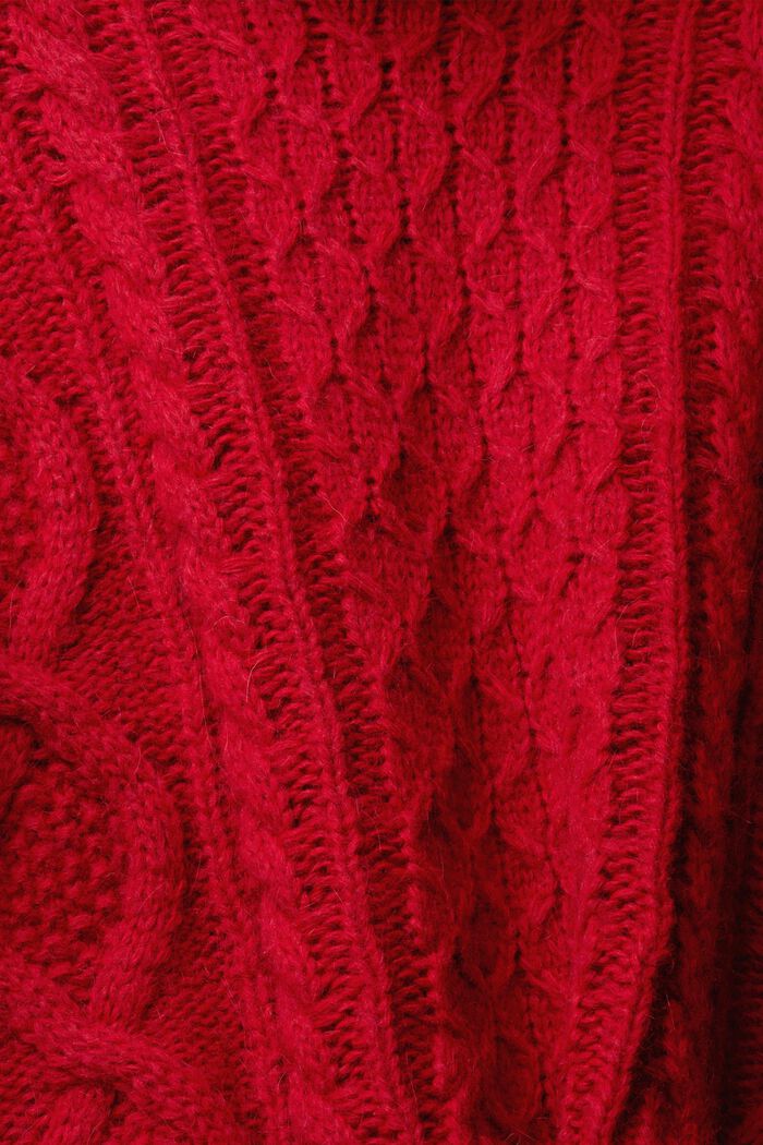 Sweaters, DARK RED, detail image number 5