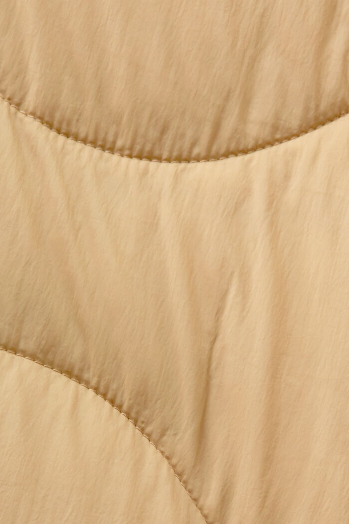 Gewatteerde mantel, KHAKI BEIGE, detail image number 6