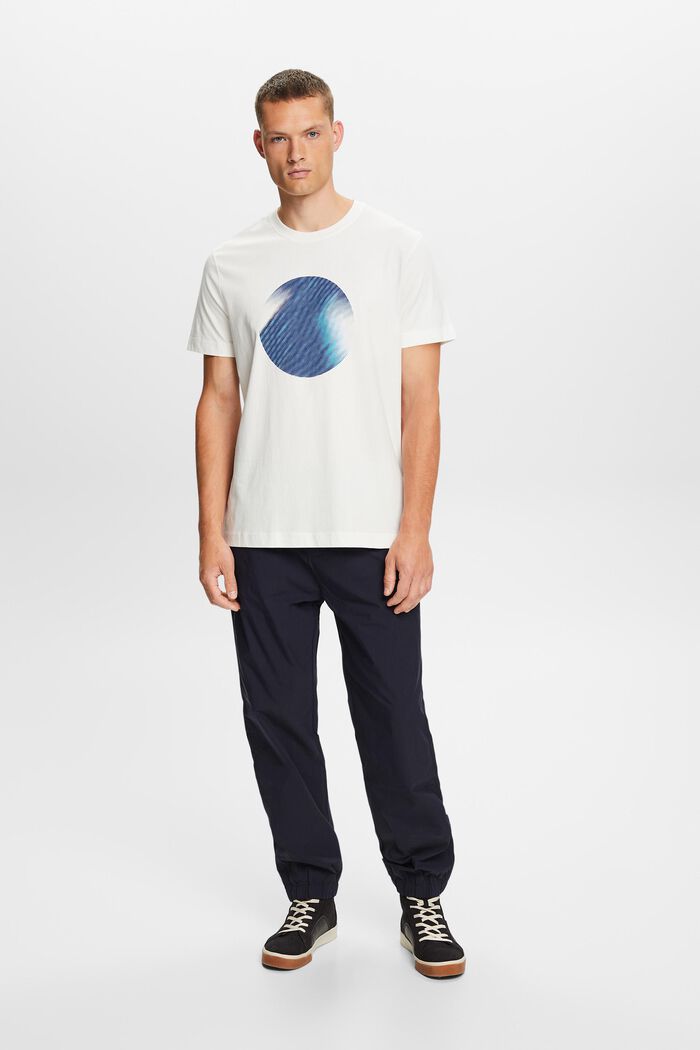 T-shirt met print op de voorkant, 100% katoen, ICE, detail image number 1