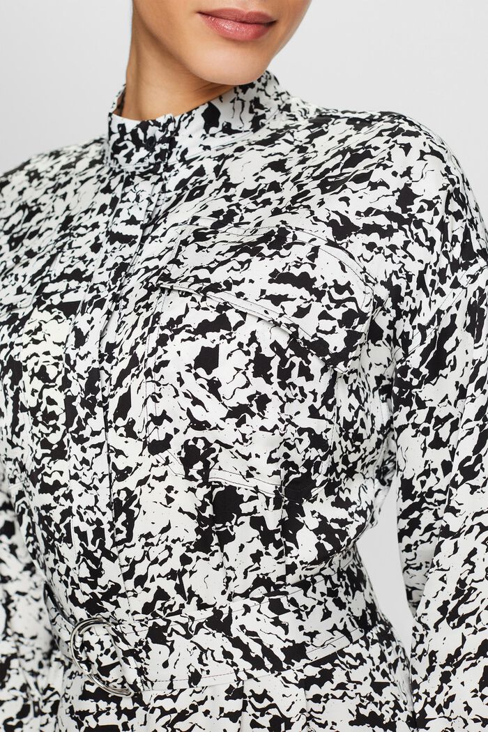 Satijnen shirtjurk met print, ICE, detail image number 3