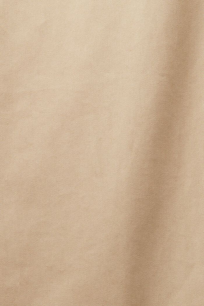Chino met een vaste strikceintuur, 100% katoen, SAND, detail image number 6
