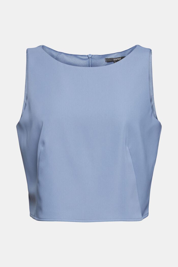 Gerecycled: cropped top, GREY BLUE, detail image number 6