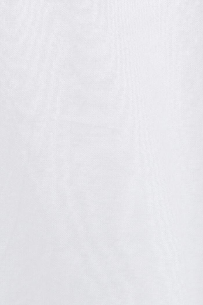 Knielange kanten jurk van katoen, WHITE, detail image number 4