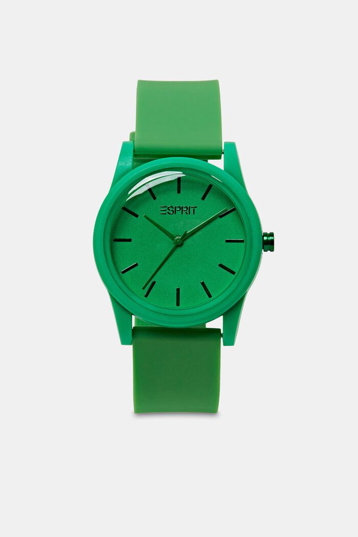 Horloge met rubberen bandje, GREEN, detail image number 0