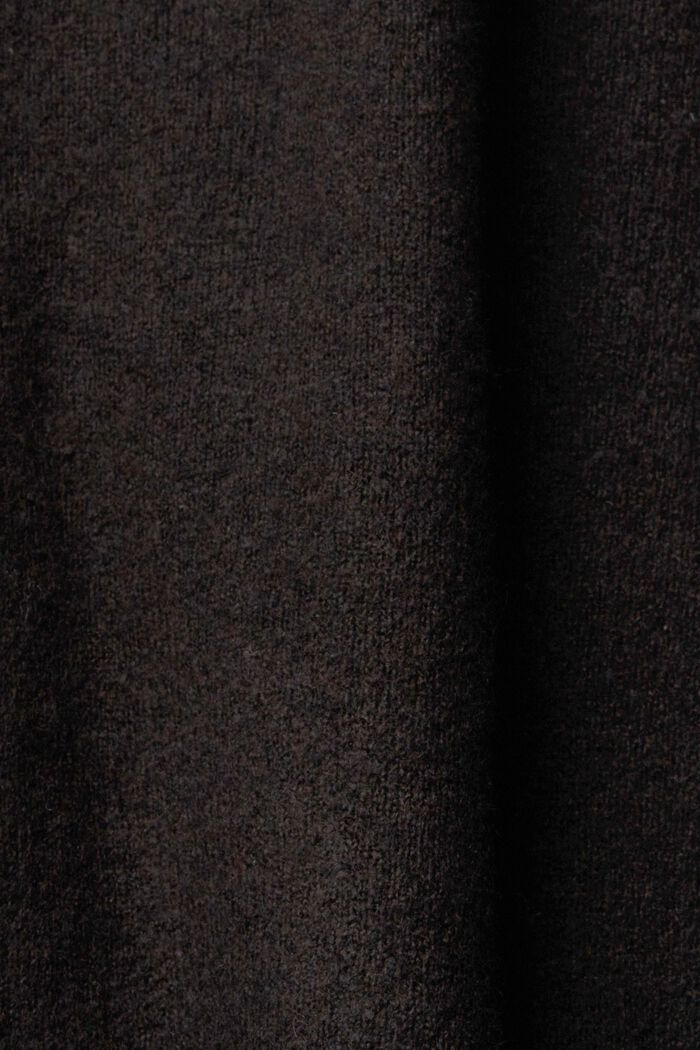 Mouwloos vest van een wolmix, BLACK, detail image number 1