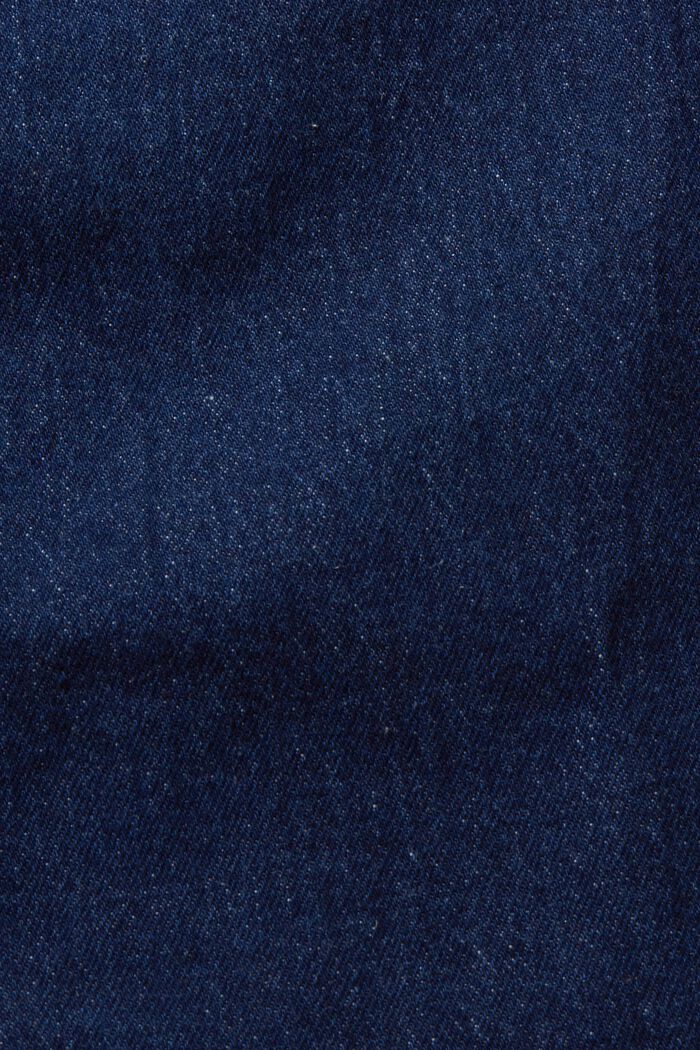 Gerecycled: jeans minirok, BLUE DARK WASHED, detail image number 6