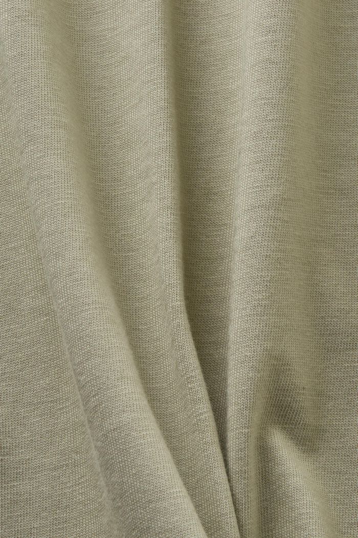T-shirt van organic cotton, DUSTY GREEN, detail image number 4