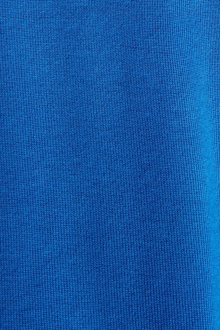 Trui met lange mouwen en turtleneck, BRIGHT BLUE, detail image number 5
