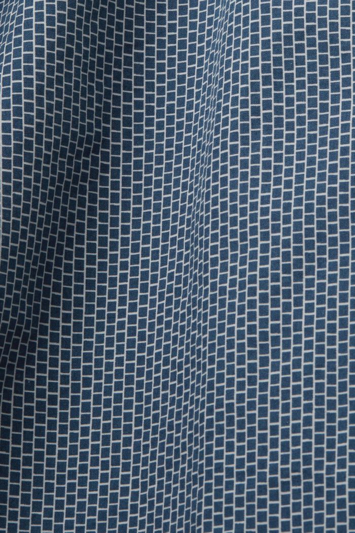 Shirt van katoen-popeline, GREY BLUE, detail image number 4