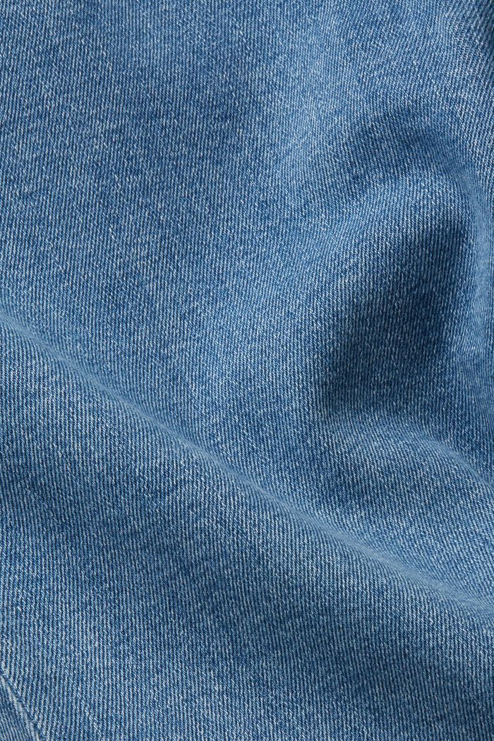 Carrot fit jeans, BLUE BLEACHED, detail image number 6