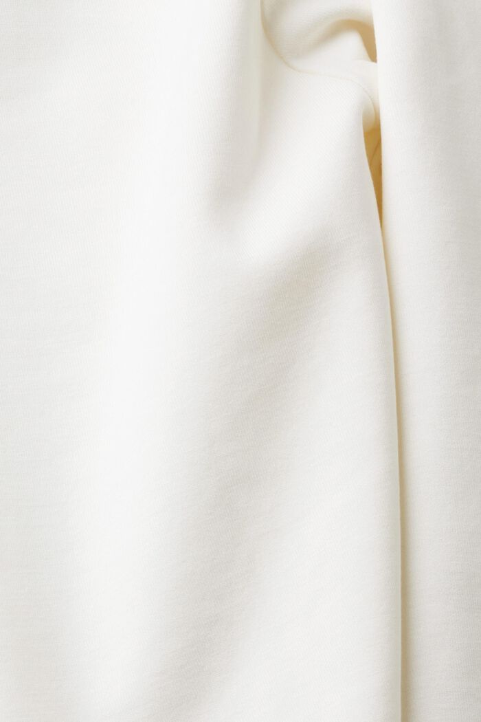 Sweatshirt met hartapplicatie, OFF WHITE, detail image number 4