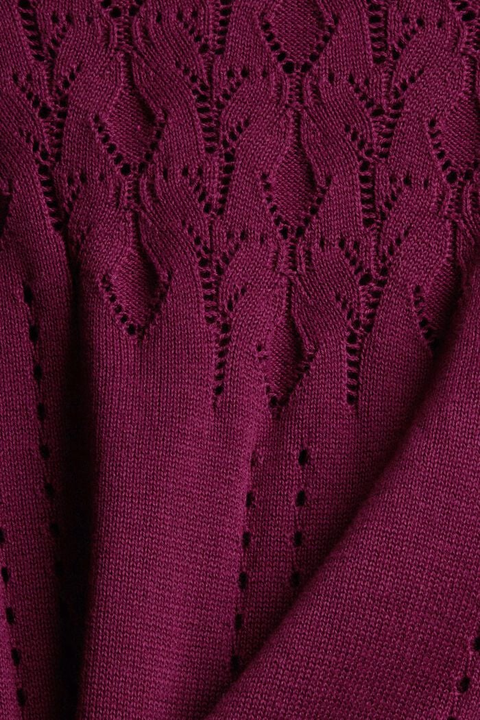 Sweaters regular, BORDEAUX RED, detail image number 4