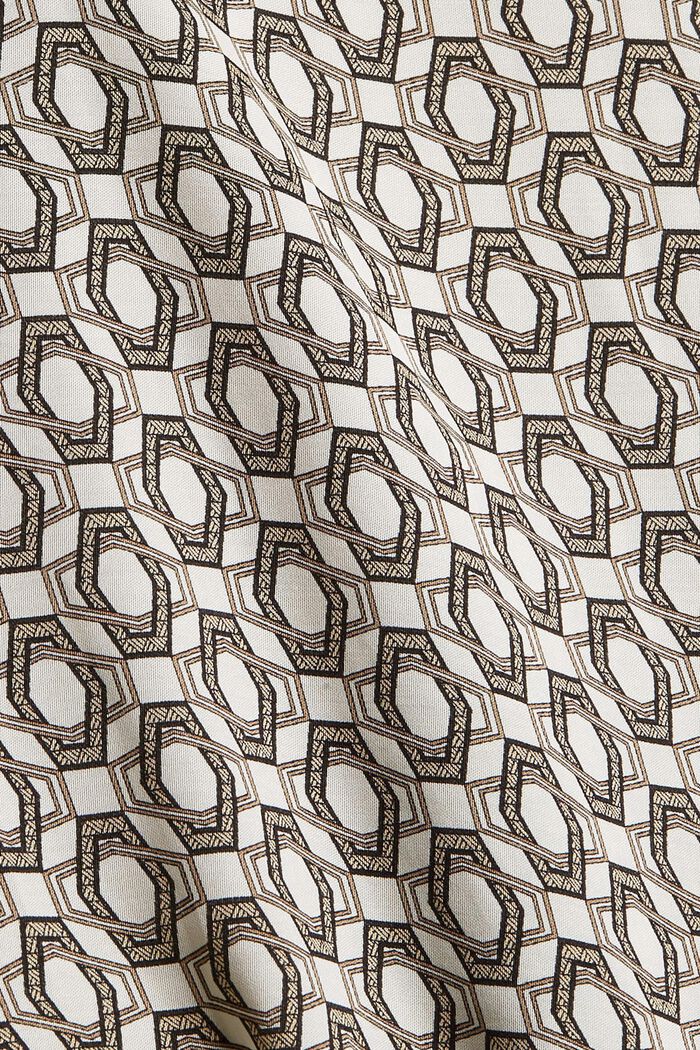 Satijnen blouse met print, LENZING™ ECOVERO™, OFF WHITE, detail image number 4