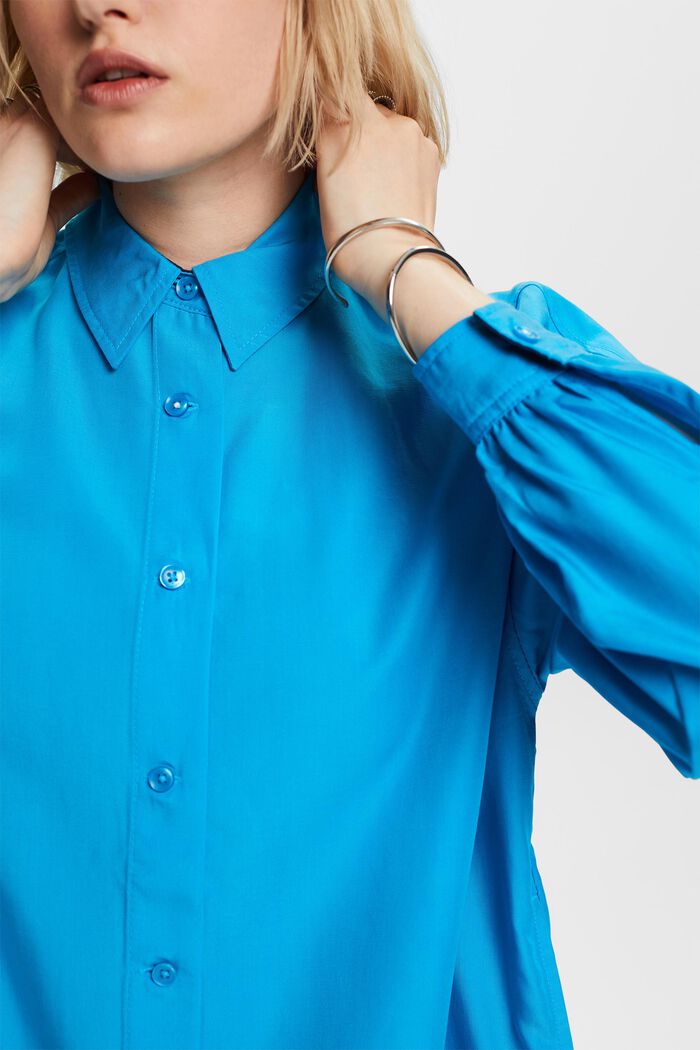 Oversized overhemdblouse, BLUE, detail image number 2