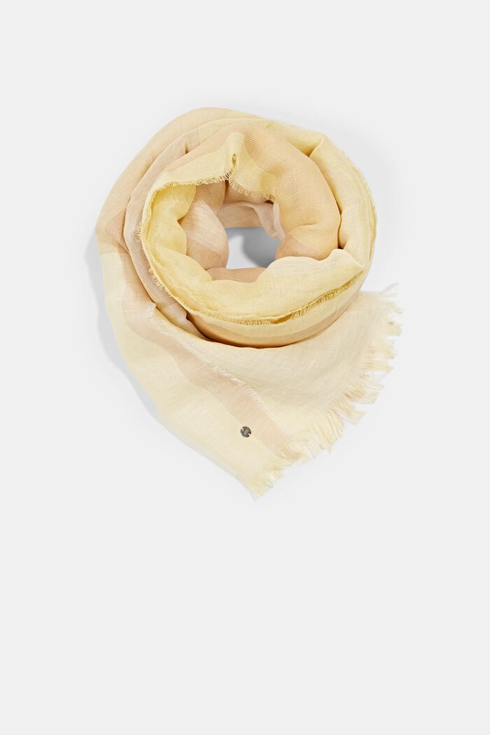Van een linnenmix: geruite sjaal