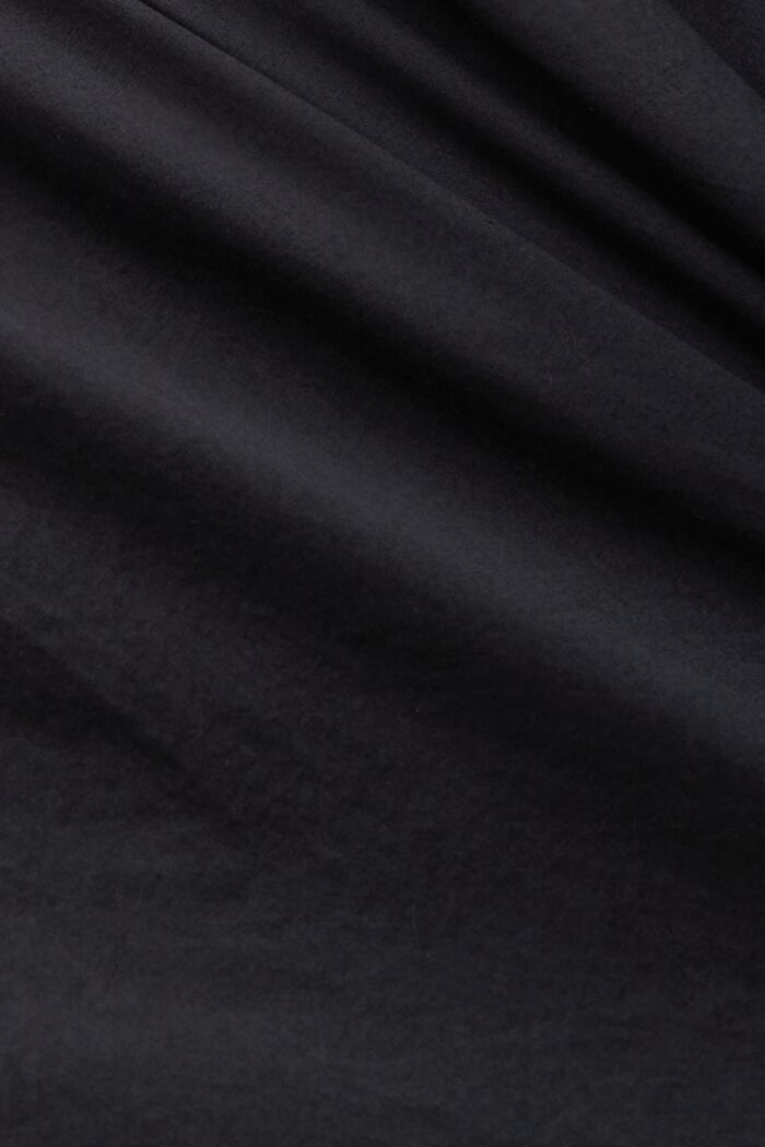 Mouwloze mini-jurk met volants aan de zoom, BLACK, detail image number 5