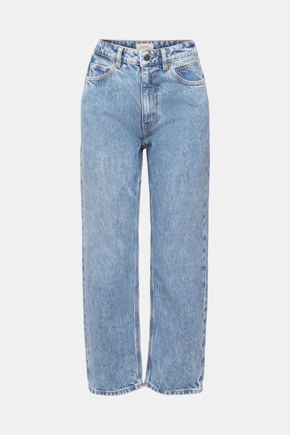 Dad jeans met hoge taille, TENCEL™