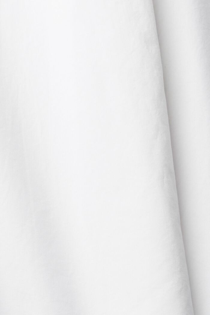 Witte oversized blouse van katoen, WHITE, detail image number 6