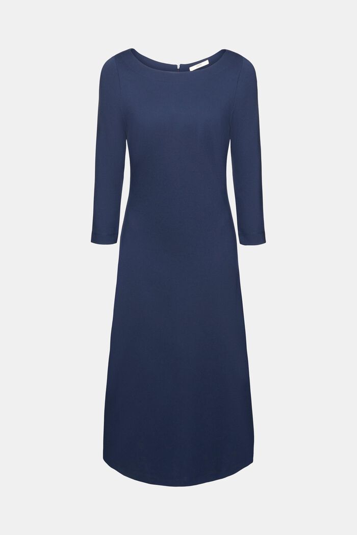 Fit and flare midi-jurk, NAVY, detail image number 5