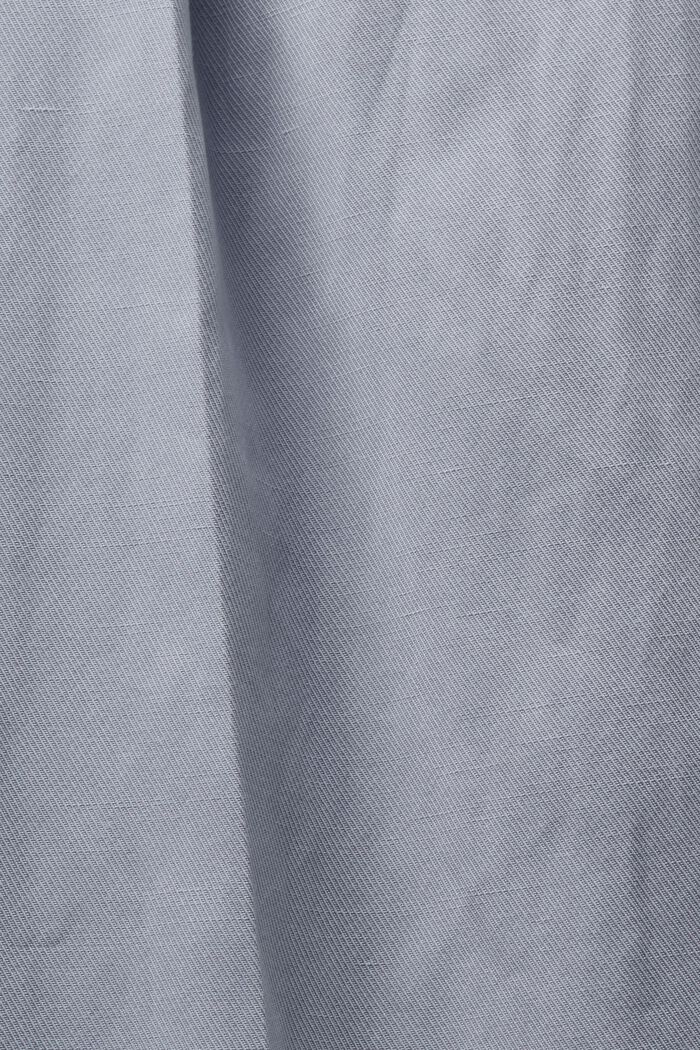 Culotte met wijde pijpen en hoge taille, LIGHT BLUE LAVENDER, detail image number 6