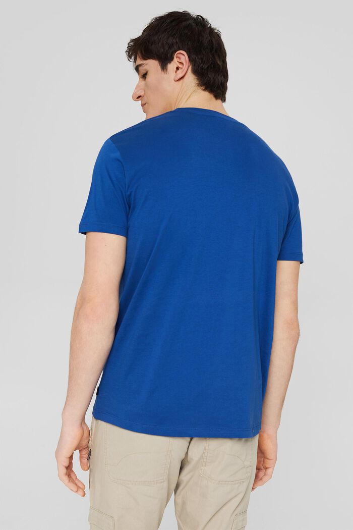 Jersey shirt met tekstprint, BRIGHT BLUE, detail image number 3