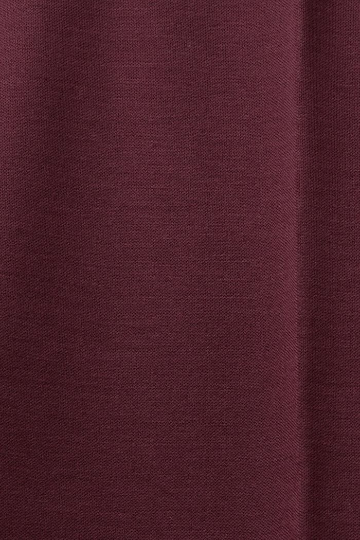SPORTY PUNTO mix & match broek met toelopende pijpen, AUBERGINE, detail image number 5