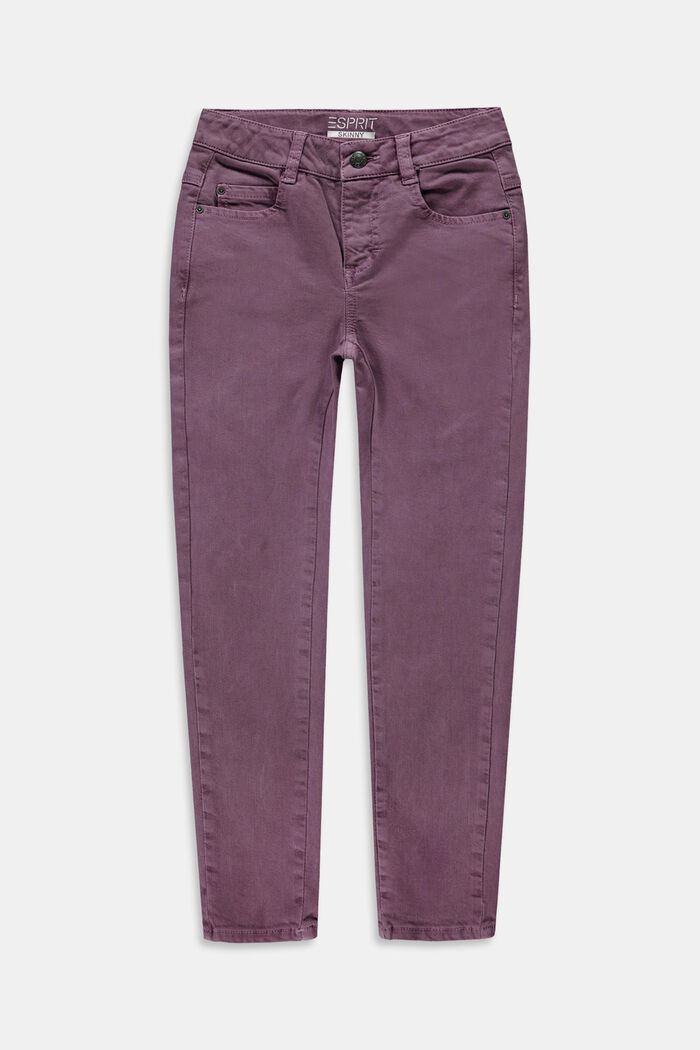 Skinny jeans, BORDEAUX RED, detail image number 0