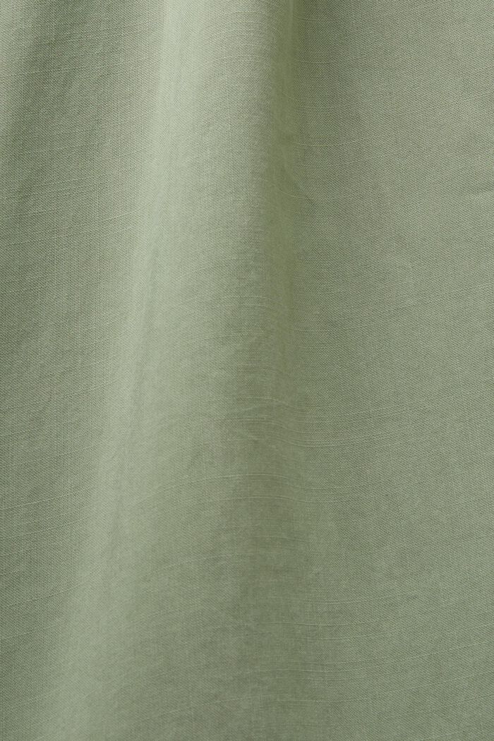 Mouwloze jurk met elastische kraag, PALE KHAKI, detail image number 5