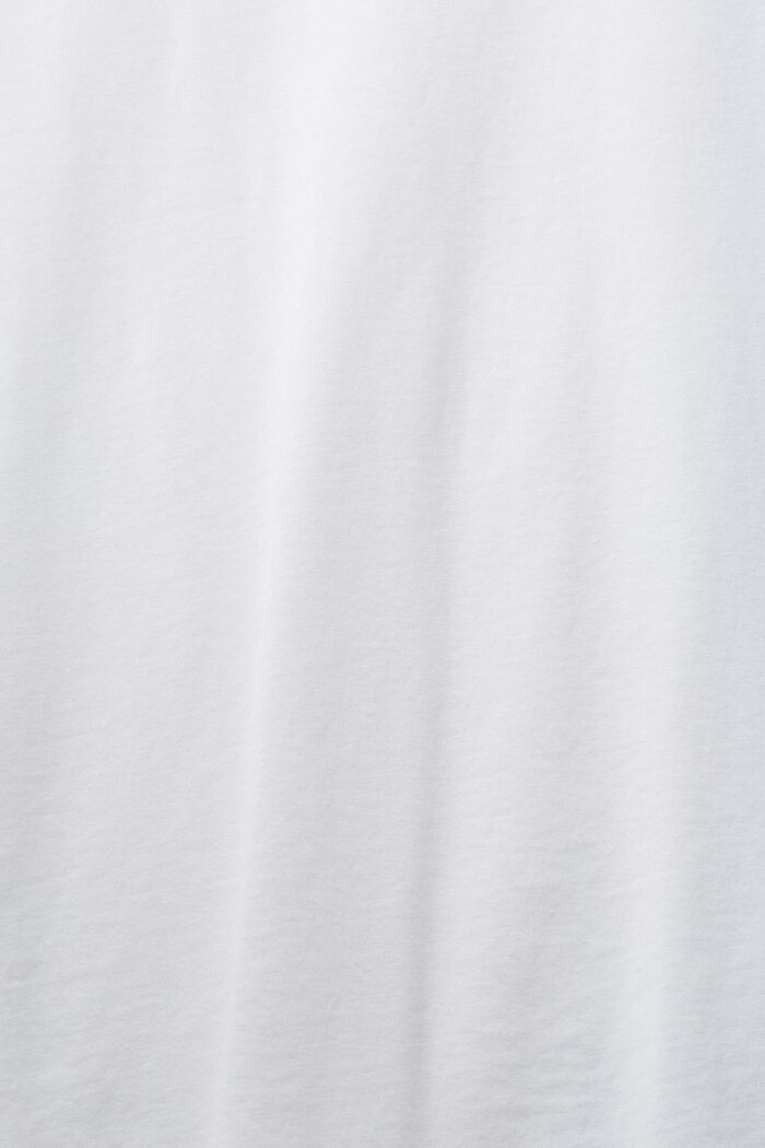 Shirt met omgeslagen mouwen, WHITE, detail image number 5